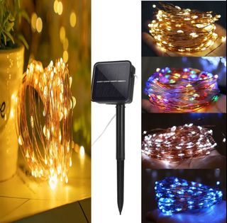 Outdoor Solar Fairy String Lights - 200LED 22m Perfect for Festive, Party, Christmas and New Year Celebrations"
