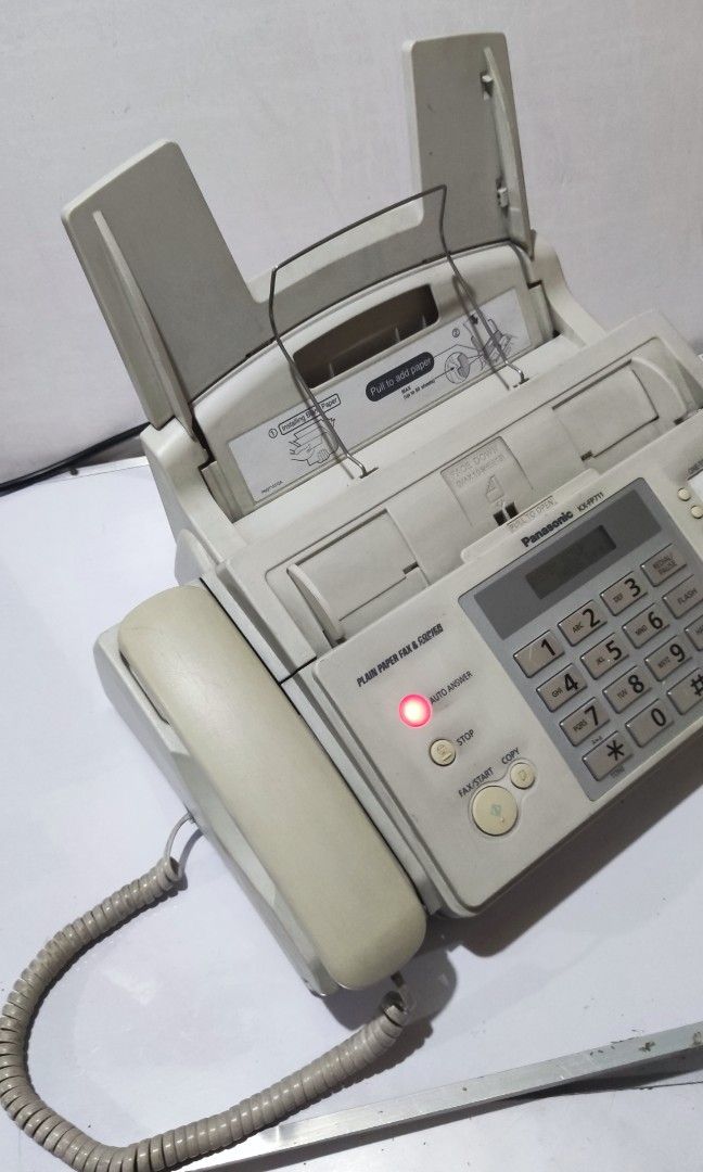 Panasonic kxfp711 fax machine, Computers & Tech, Printers, Scanners