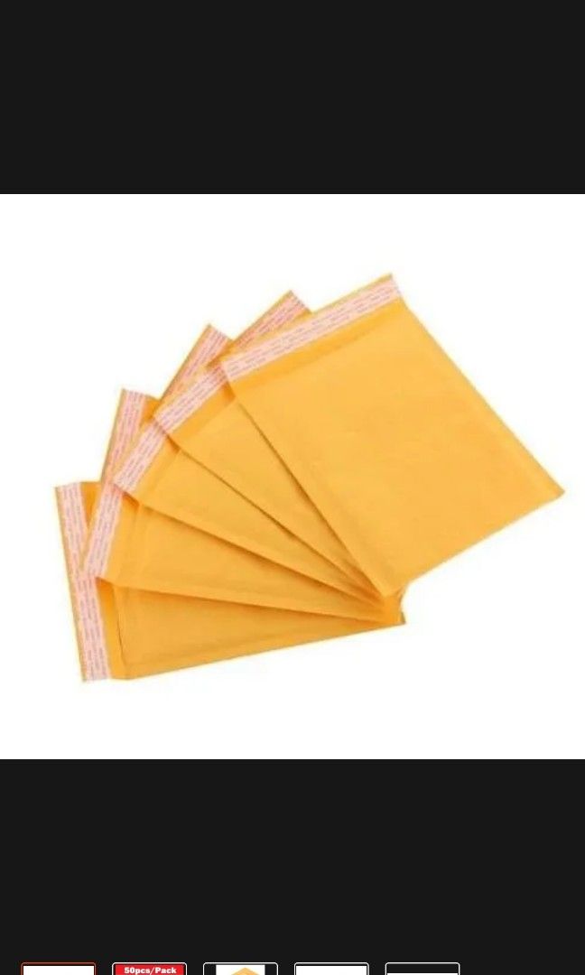 Paper bubble wrap envelope, Hobbies & Toys, Stationery & Craft, Craft