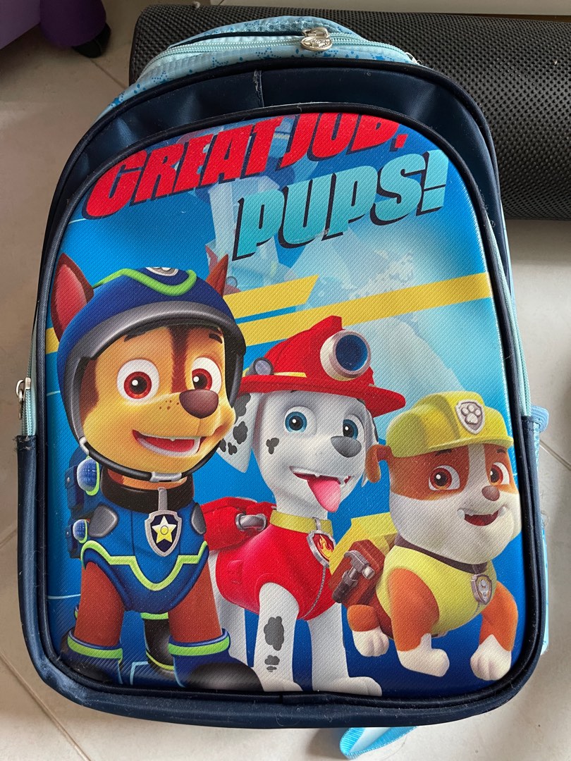 Paw Patrol school bag, Hobbies & Toys, Travel, Luggages on Carousell