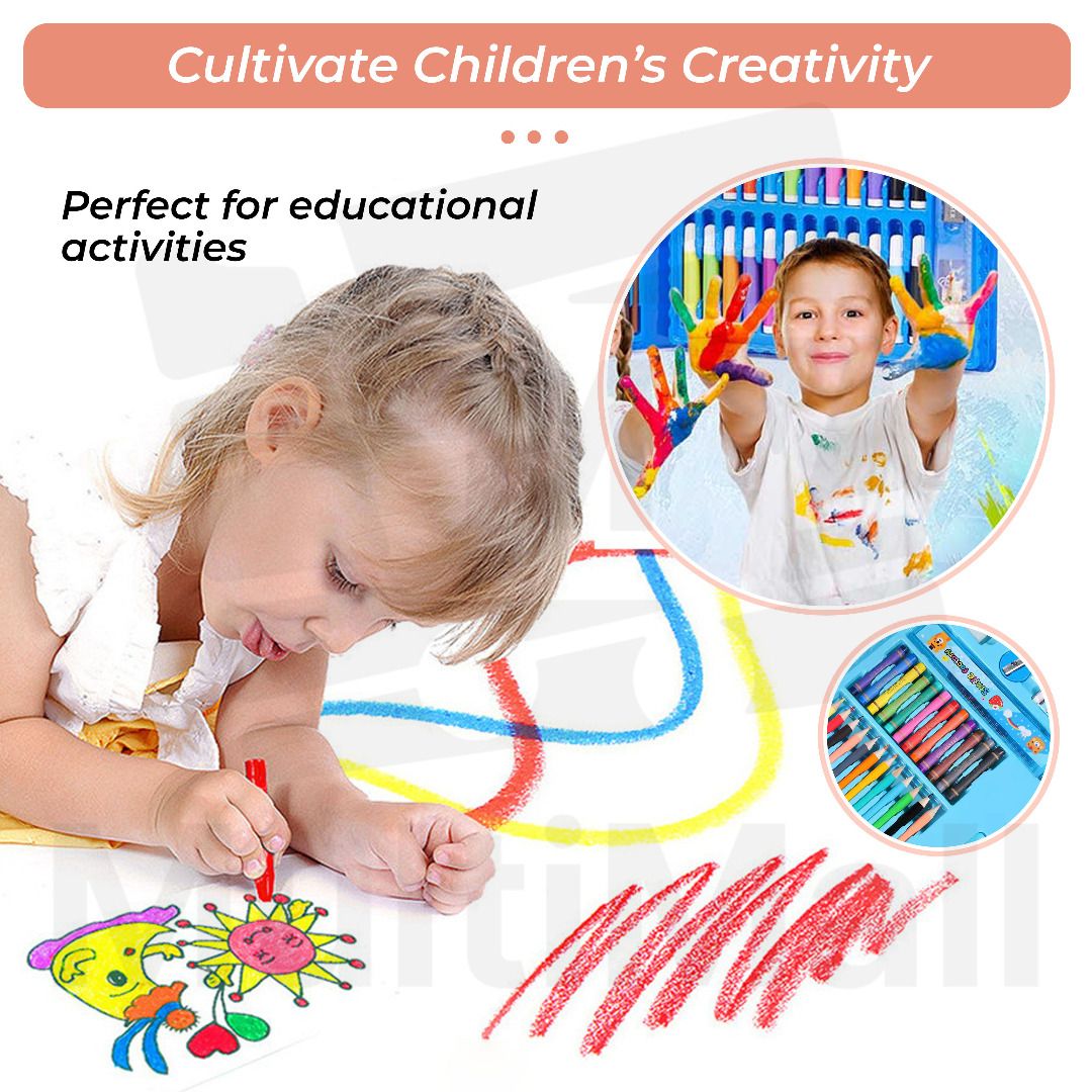 Pink Kids Art Painting Sets 86 Pcs