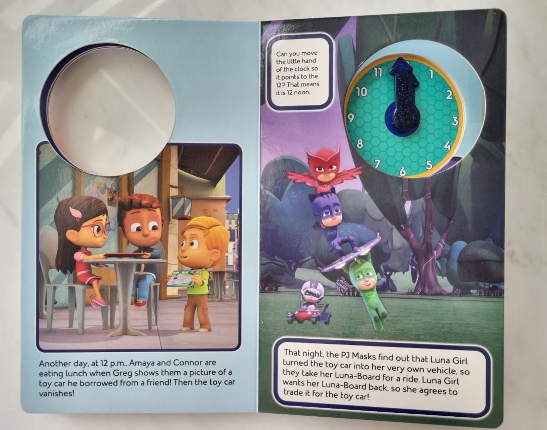 PJ Masks Mask It's Time to Save the Day! Learn the Time (Hardcover ...