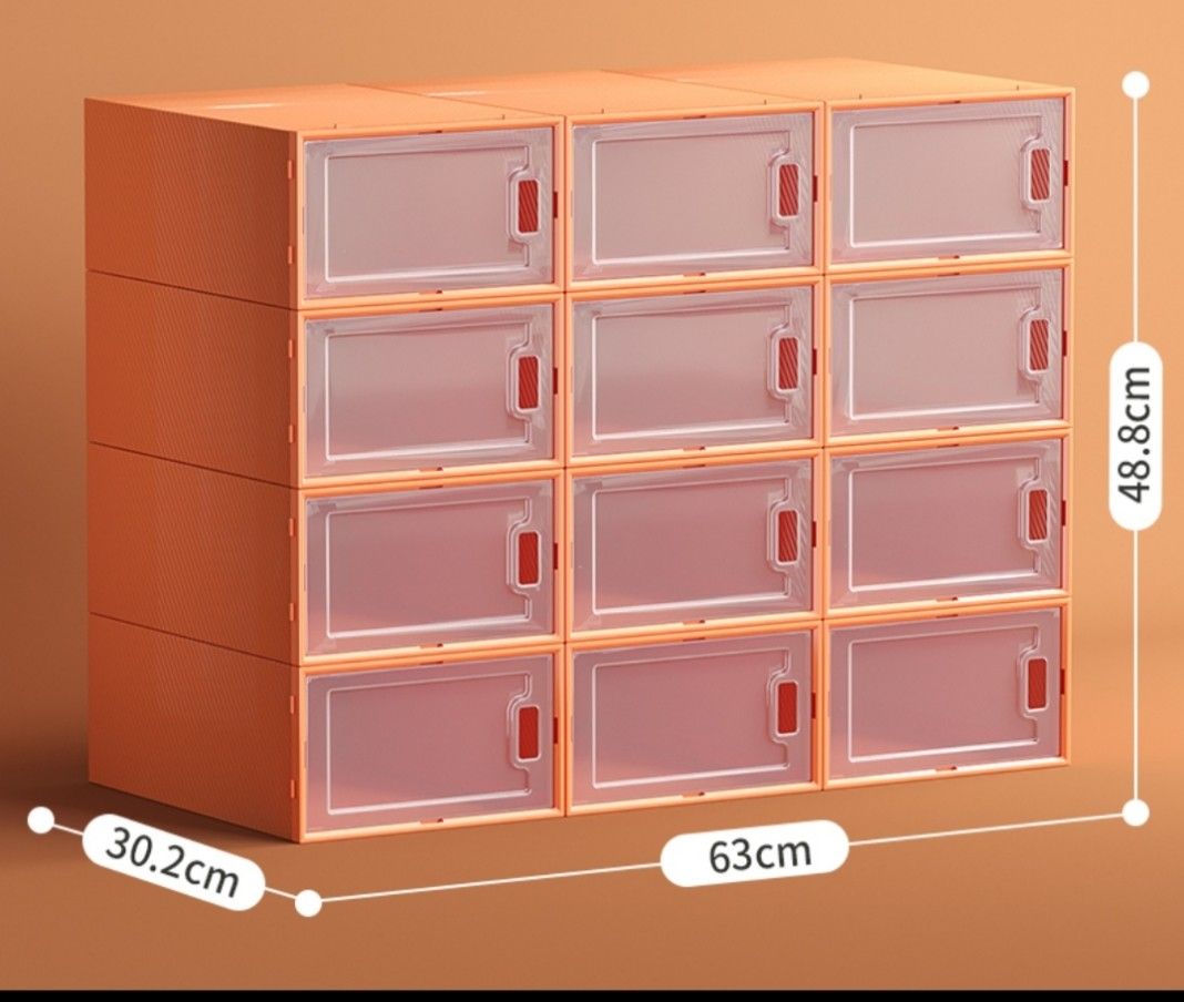 Plastic Shoe Boxes, Furniture & Home Living, Home Improvement