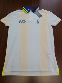 Polo Ralph Lauren x AO（澳洲公開賽）特別版 纖細剪裁 白色 XXS碼 （全新連標）629405145428501112
