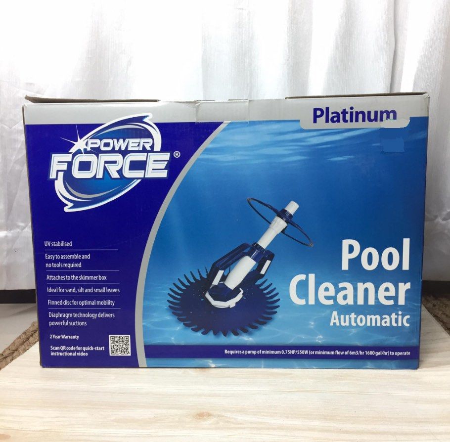 POWER FORCE Platinum Automatic Pool Cleaner, Furniture & Home Living, Outdoor Furniture on Carousell