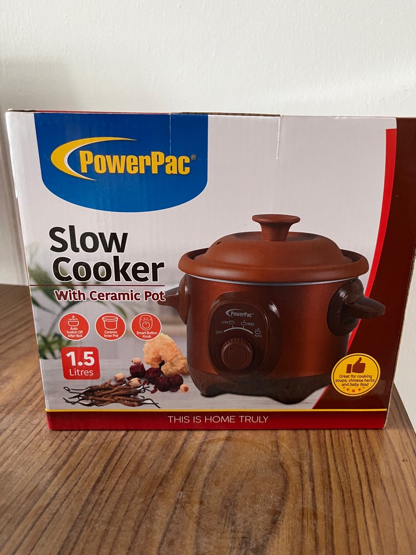 Powerpac Slow Cooker, TV & Home Appliances, Kitchen Appliances, Cookers