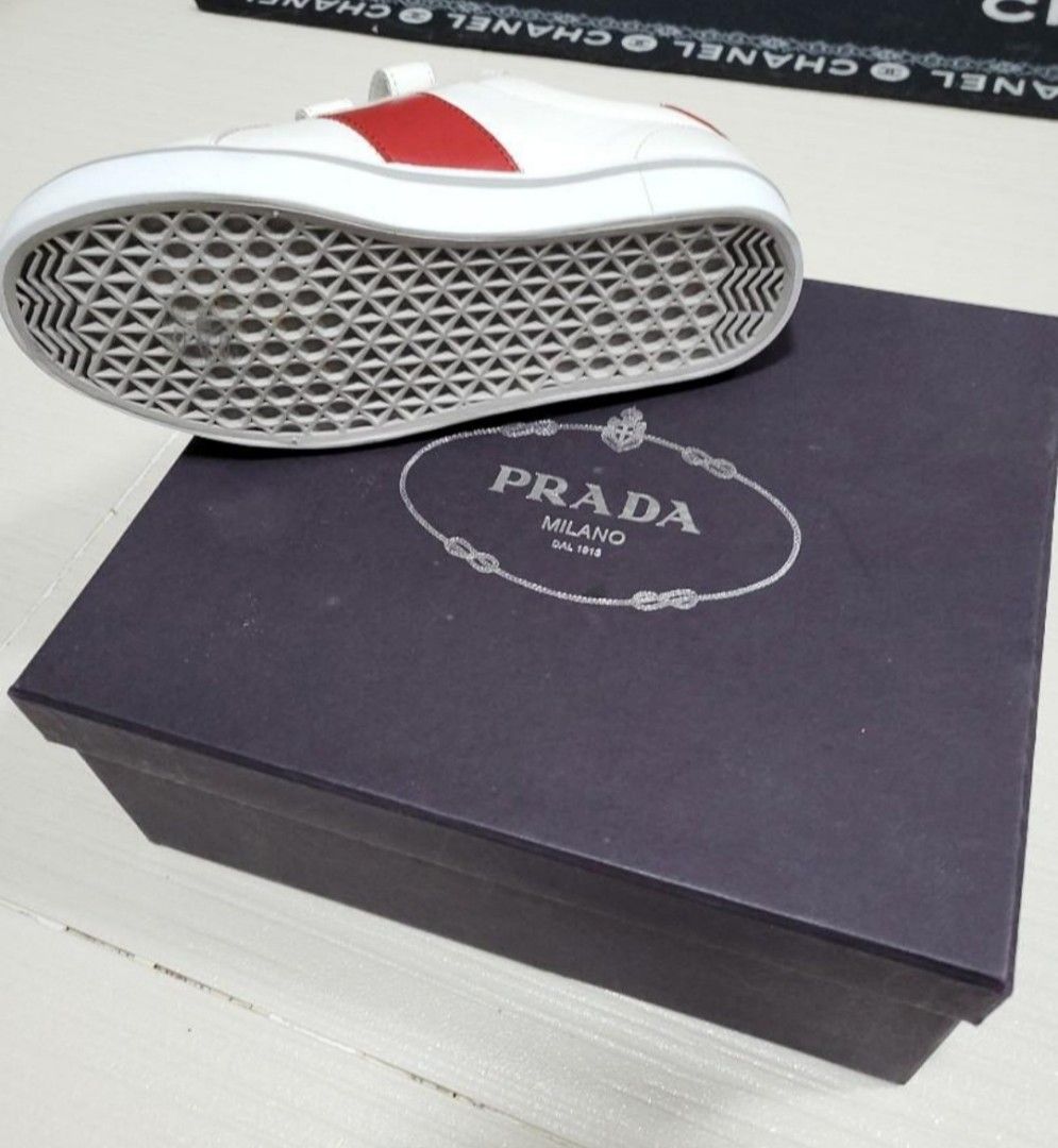 Purple cheap prada shoes