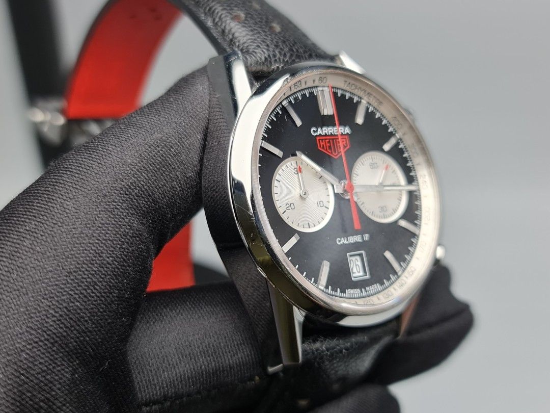 Preowned 2019 Complete Set Tag Heuer Carrera Heritage Jack Heuer 80th Anniversary Caliber 17 Chronograph CV211D.FC6310