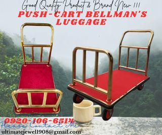 PUSH-CART BELLMAN'S LUGGAGE - BRAND NEW AND GOOD QUALITY