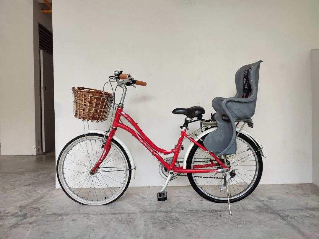 Ladies bike with baby seat deals