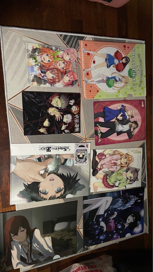 Random Anime Files and Clear Plates, Hobbies & Toys, Toys & Games on ...