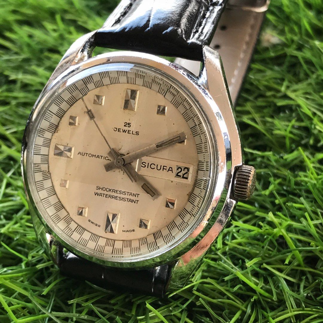 Sicura watch 25 jewels on sale