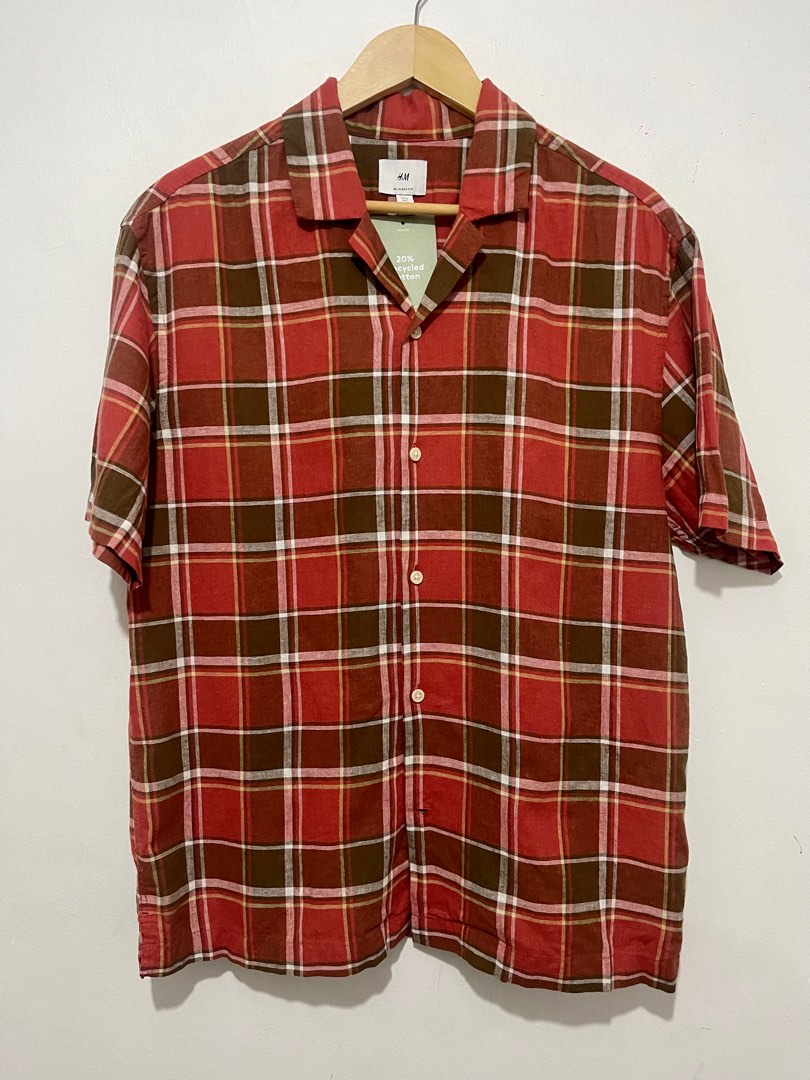Red Checkered Polo on Carousell