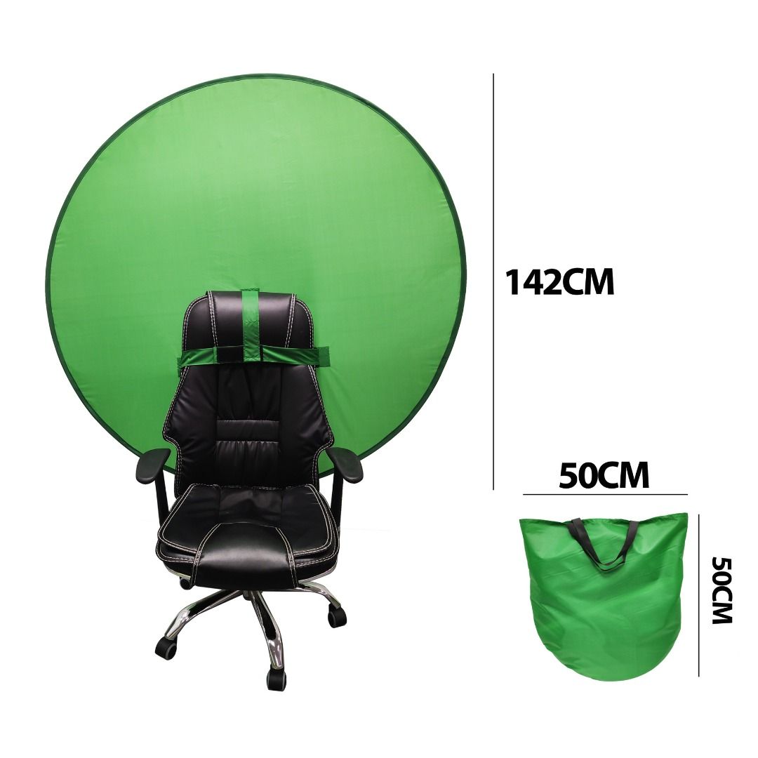 Refutuna 110cm 142cm Portable Green Screen Round Reflector