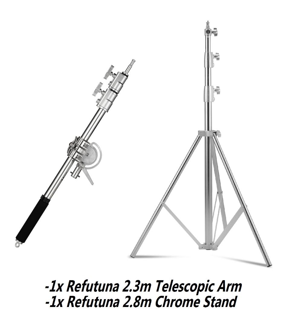 Refutuna MF01 MF01 Stainless Steel 2.3M Heavy Duty Extension Boom Arm