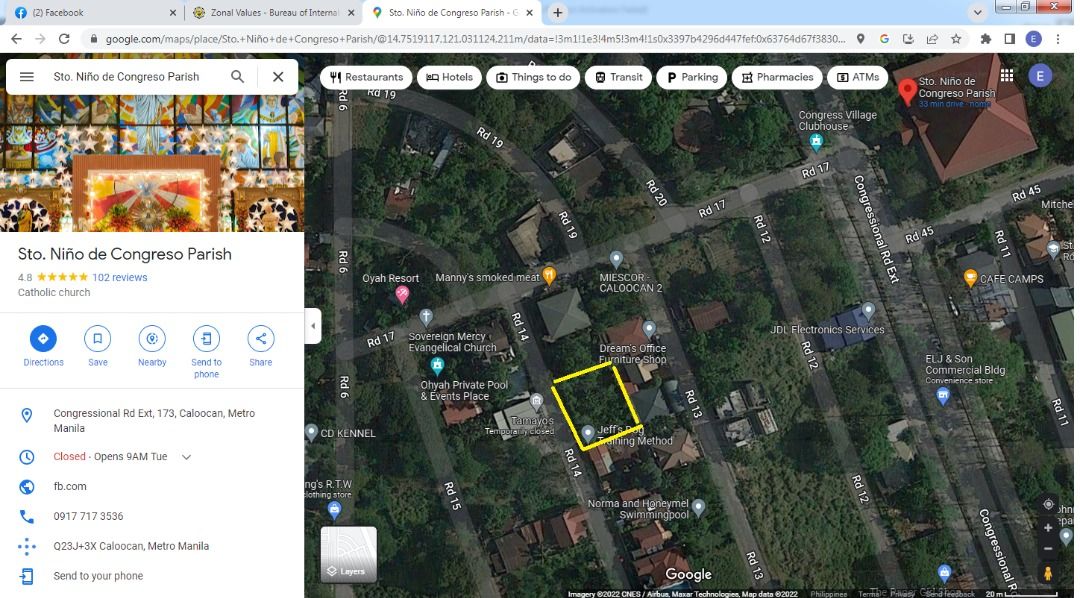 RUSH FOR SALE! LOT located in Congress Village, Congressional Road