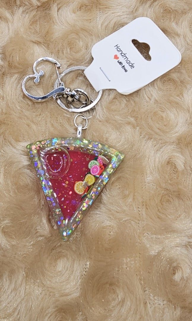 Resin shakers Keychains customized keychains Handmade