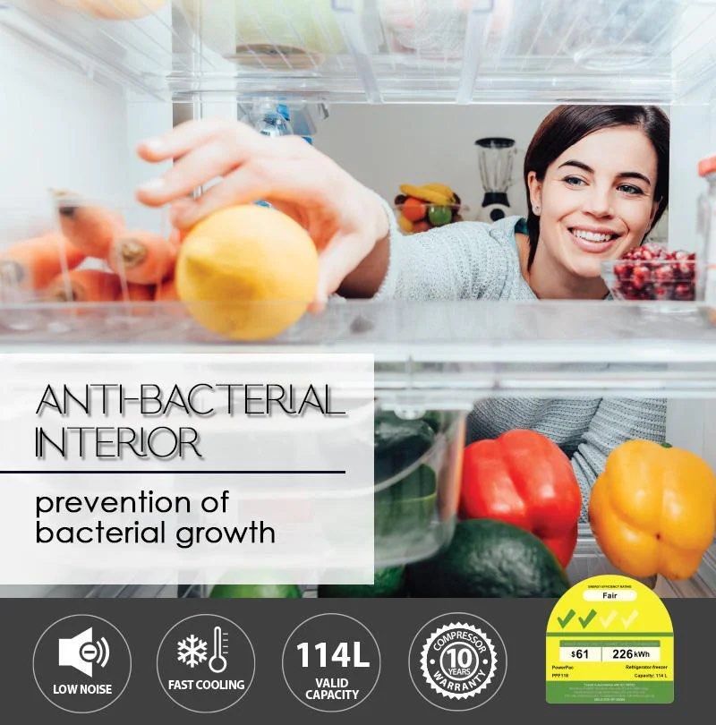 Retro Fridge 2Door Mini Fridge 114L Retro Red Color (fairly new 8.5