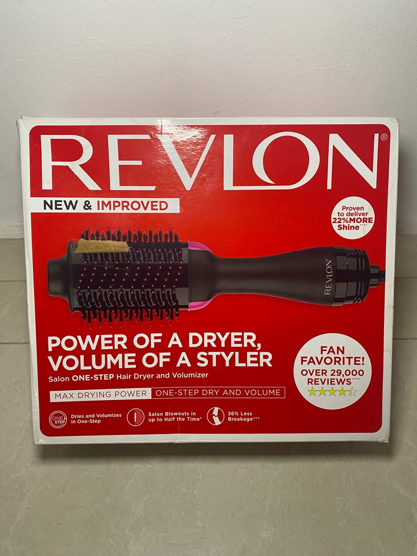 Revlon hot air brush one step hair dryer volumizer beauty