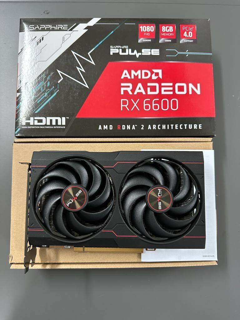 Sapphire Radeon RX 6600 discreet graphics card AMD not Nvidia ...