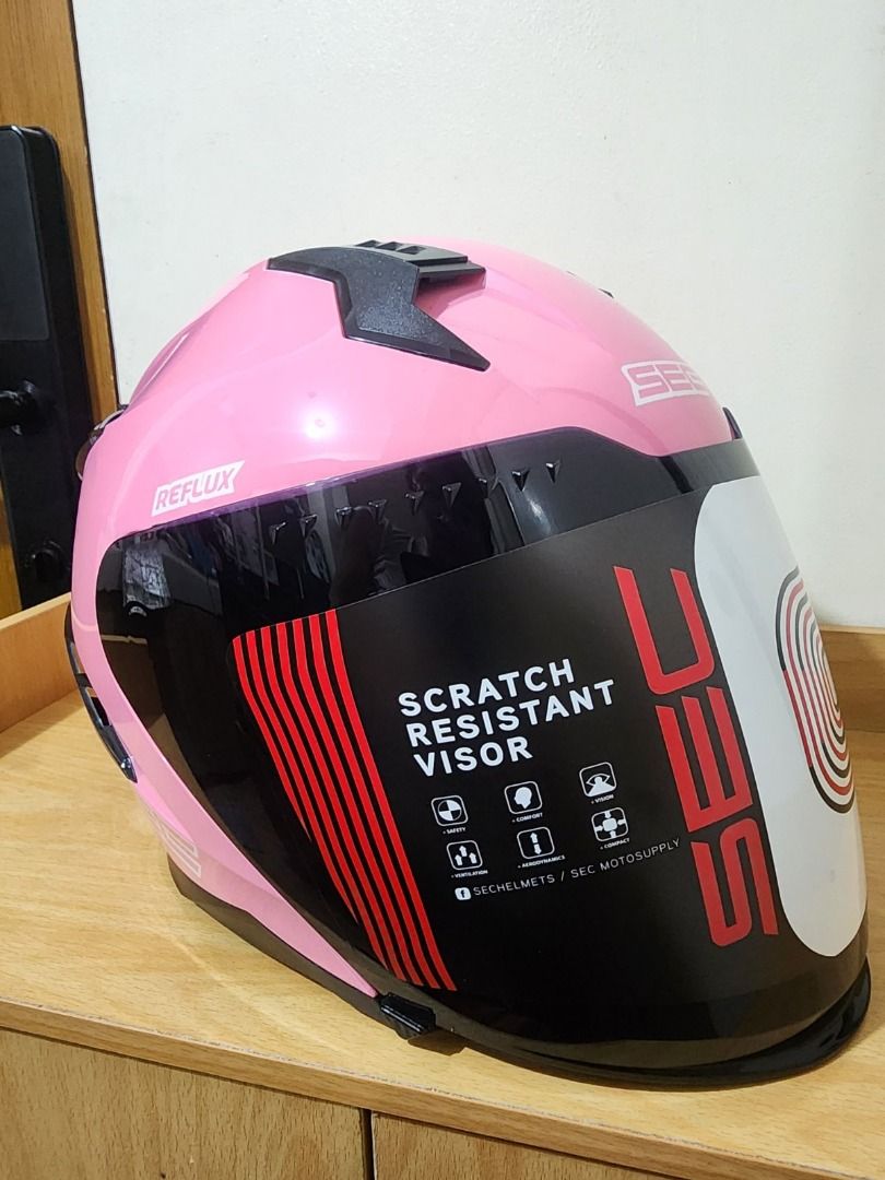 sec-reflux-half-face-helmet-pink-on-carousell