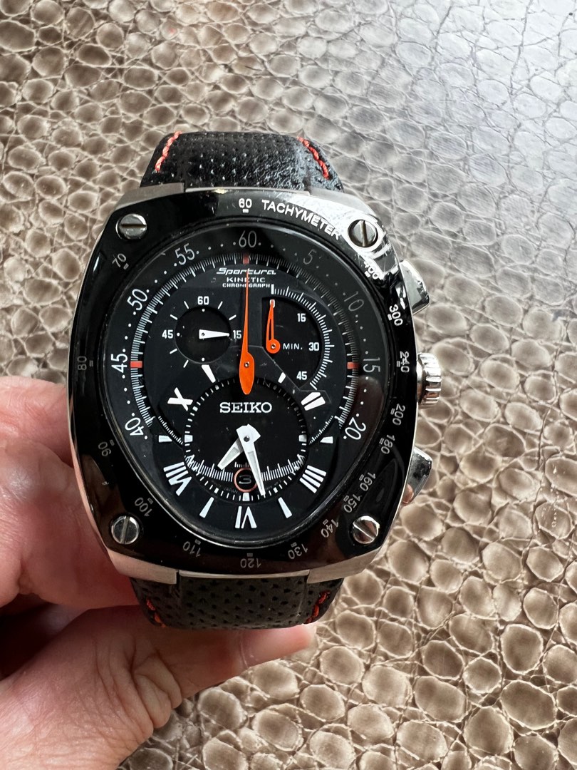 Seiko Sportura Kinetic Chronograph Luxury Watches on Carousell