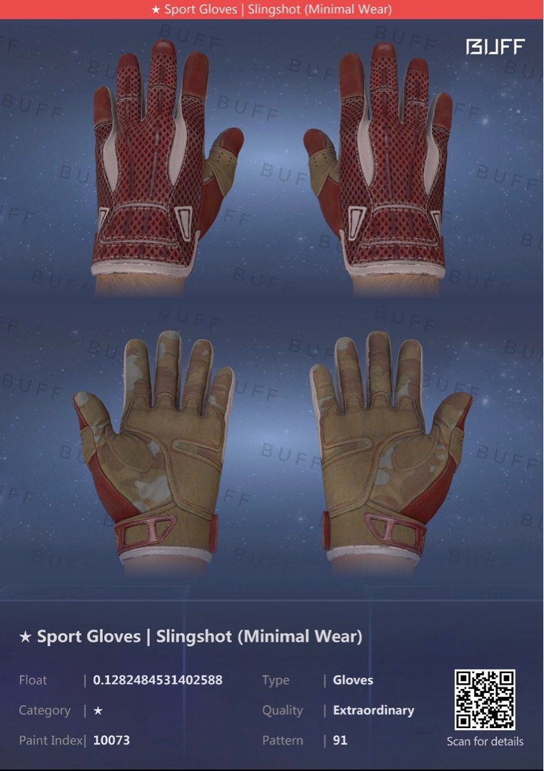 Slingshot Gloves MW csgo, Video Gaming, Gaming Accessories, InGame Products on Carousell