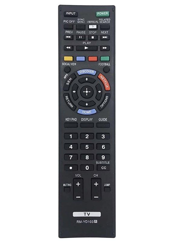 Télécommande Universelle Rm Ed047 Remplacement Pour Sony Bravia Tv Pour Rm Ed047 Rm Yd103 Rm