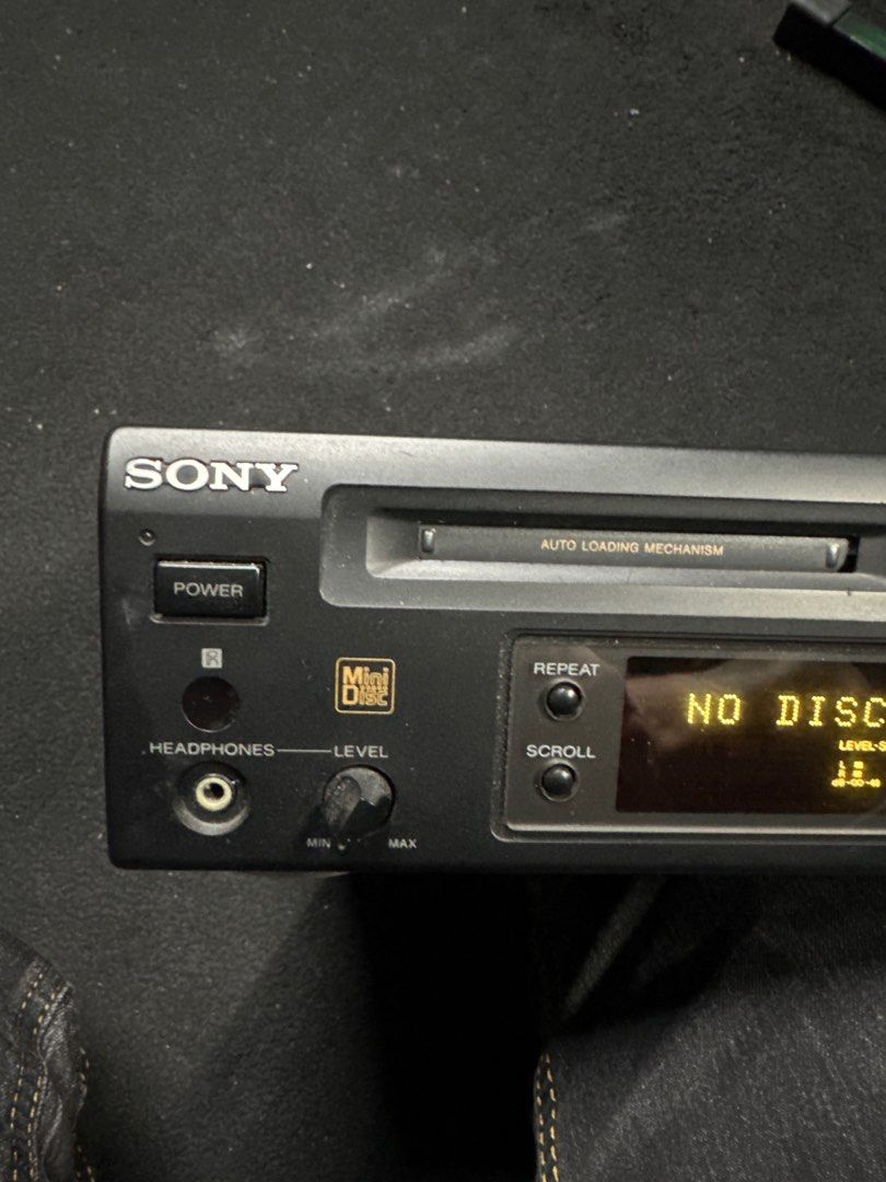 Sony MD Player Recorder MINIDISC DECK MDSS37 *NOT WORKING*, Audio, Other Audio Equipment on