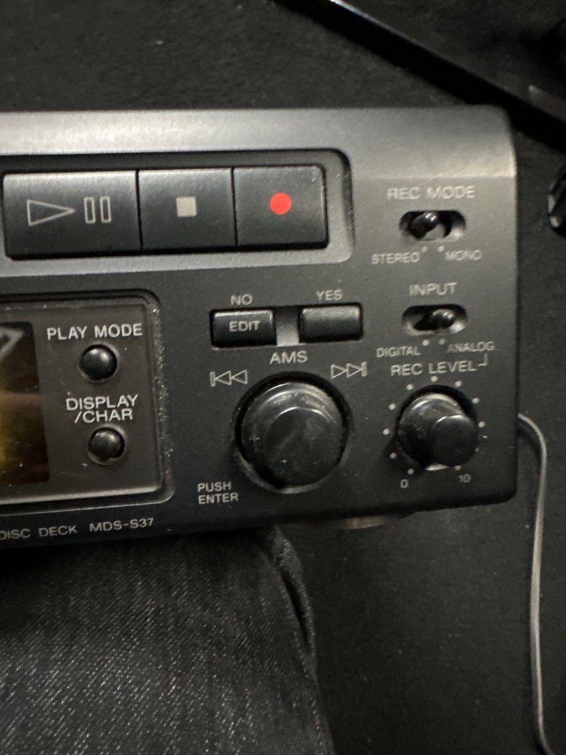 Sony MD Player Recorder MINIDISC DECK MDSS37 *NOT WORKING*, Audio, Other Audio Equipment on