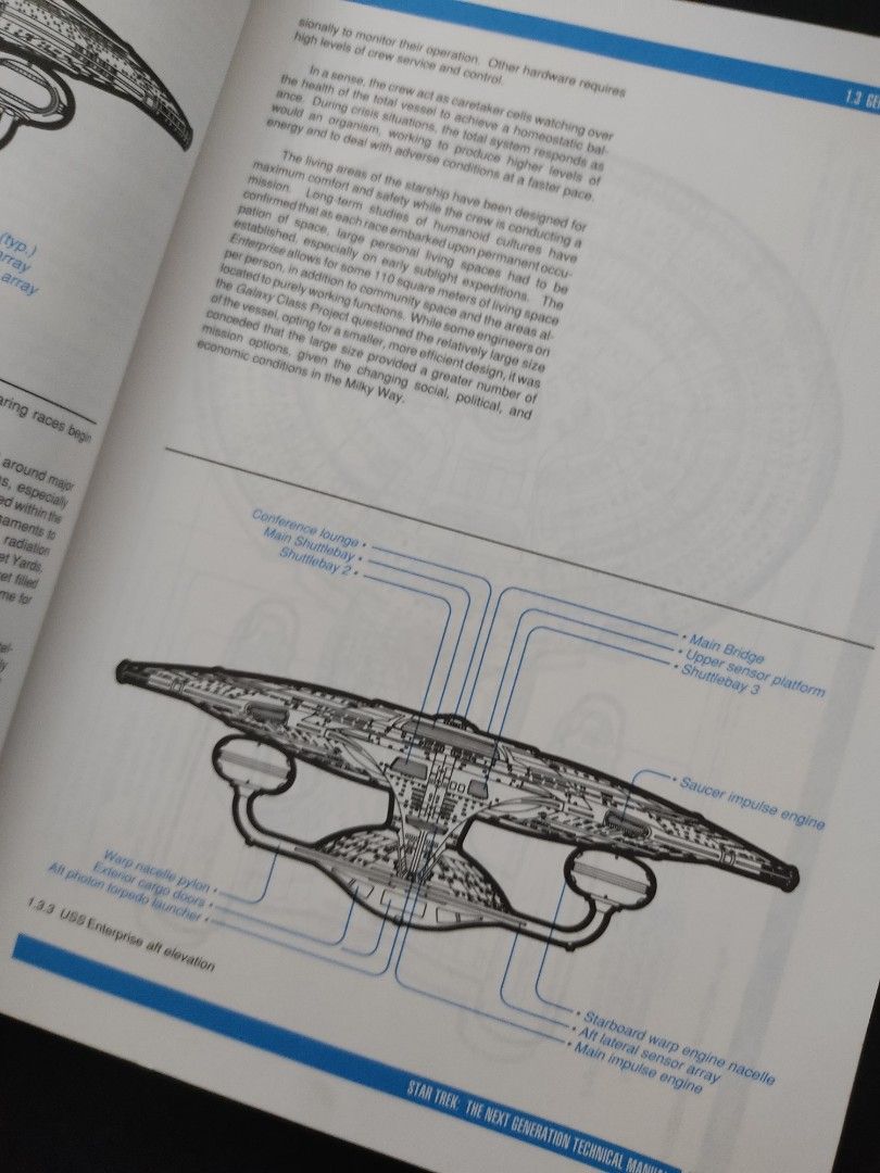 Star Trek The Next Generation Technical Manual, Hobbies & Toys, Books