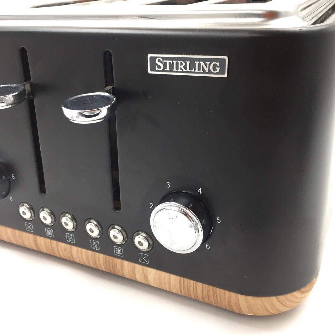 STIRLING 4Slice Toaster Designer Edition, TV & Home Appliances