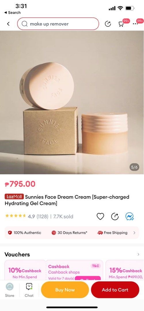 SUNNIES FACE dream cream refill, Beauty & Personal Care, Face, Face