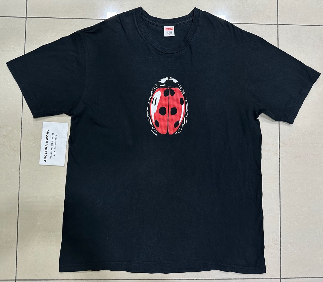 SUPREME LADYBUG TEE Men s Fashion Tops Sets Tshirts Polo