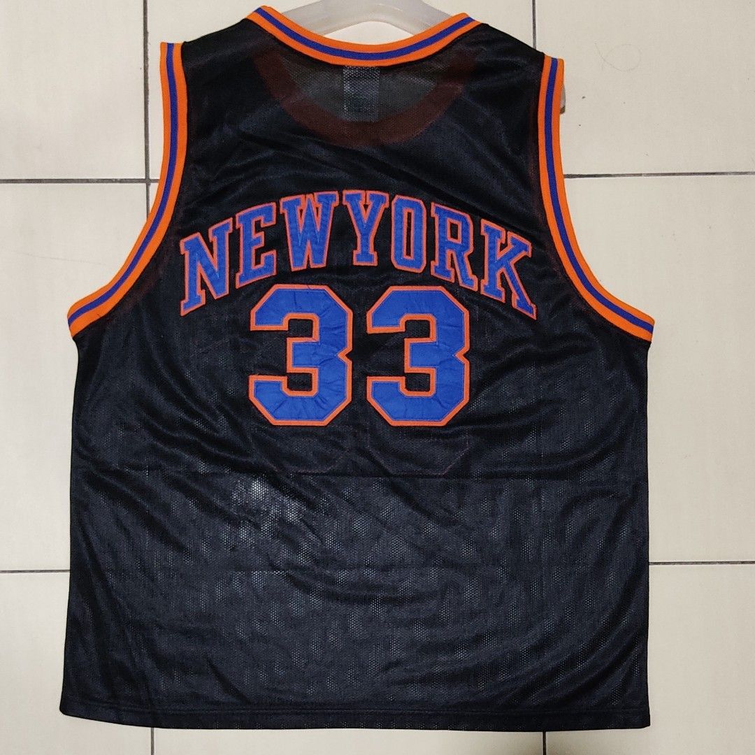 XL] Supreme Vintage New York 'Knicks' Ewing Basketball Jersey Black –