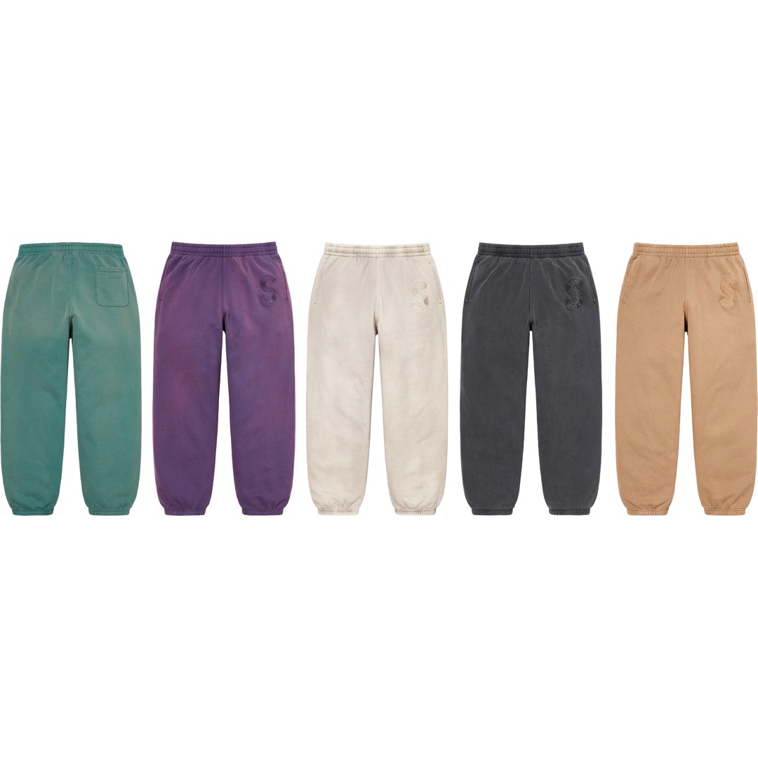 Supreme Overdyed S Logo Sweatpant Purple