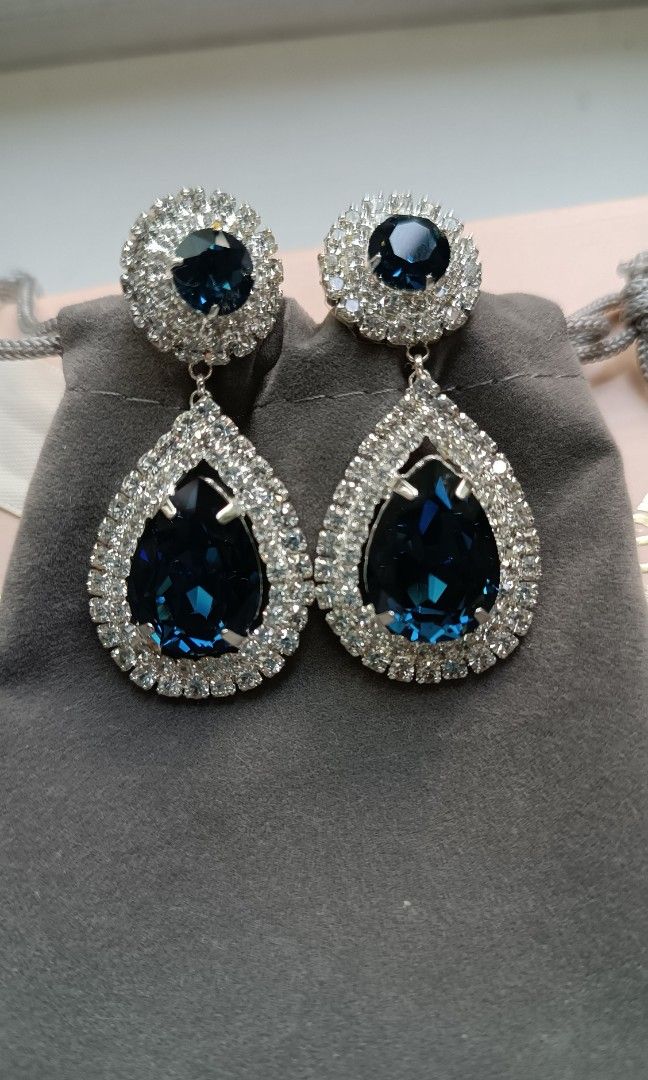 Swarovski Stone Statement Earrings Women s Fashion Jewelry