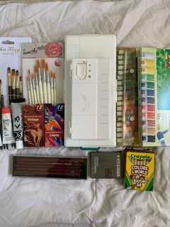 Take all art materials/painting materials