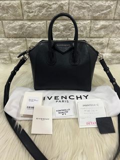 Tas Wanita Authentic Shoulder Bag Givenchy Antigona Mini Navy 2014 Original Branded Preloved