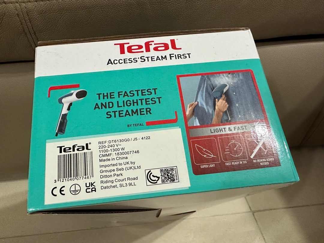 Tefal Access Steam first DT6130, 家庭電器, 熨斗及掛熨機 - Carousell