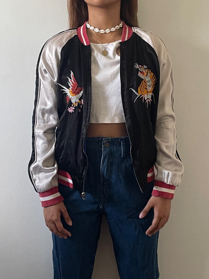 varsity jacket (reversible) on Carousell