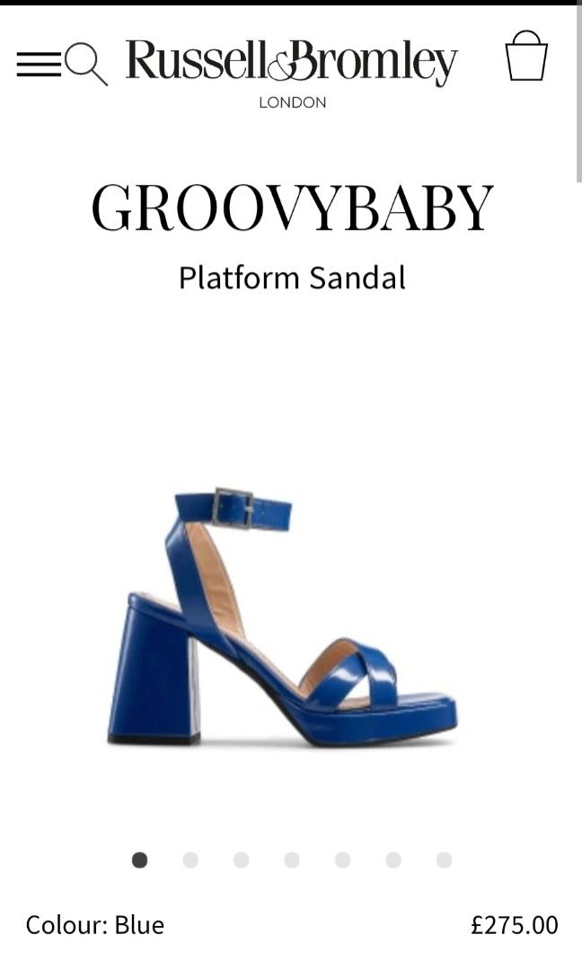 UK Russell Bromley Blue Heels Women s Fashion Footwear Heels
