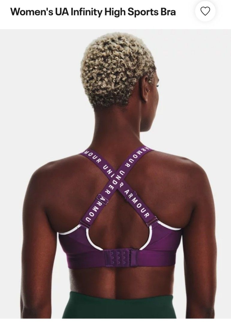 Under Armour Sports Bra - Women's UA Infinity High Support Sports Bra in  Large, Women's Fashion, Activewear on Carousell