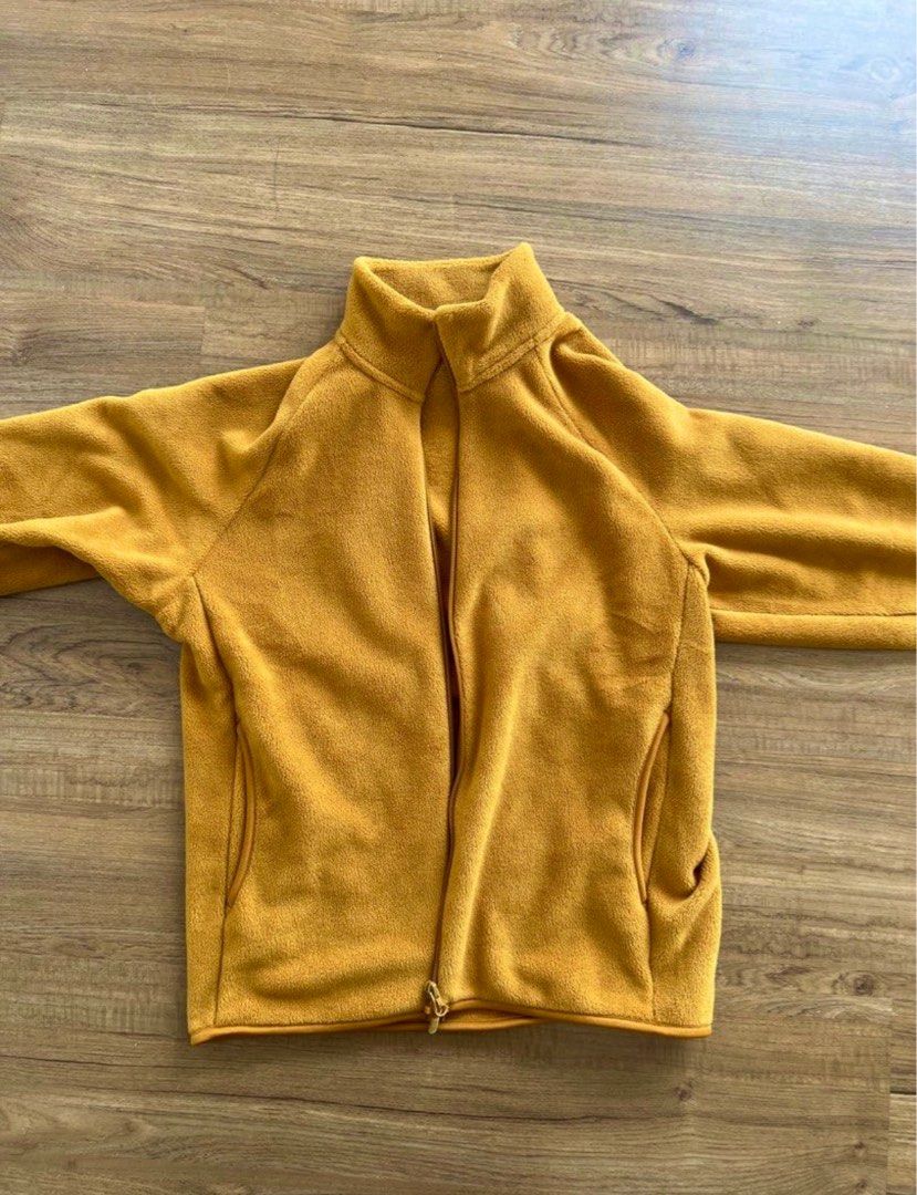 BD0015 Ladies Fleece Jacket wind proof Colors-Yellow only size S and XL -  Lizzardsports