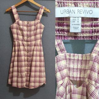 URBAN REVIVO BUTTON DOWN DRESS