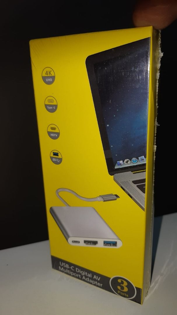 USB-C DIGITAL AV MULTIPORT ADAPTER, 電腦＆科技, 電腦周邊及配件, 電腦線、轉接線及轉換器 - Carousell