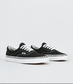 Checkered top foxing vans