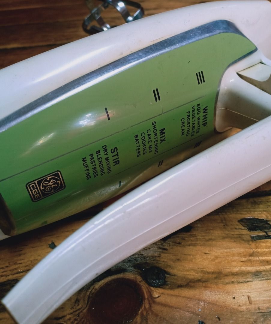 Vintage Hand Mixer by General Electric (GE), Furniture & Home Living
