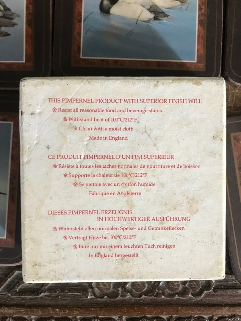 Vintage Pimpernel Ducks Coasters on Carousell