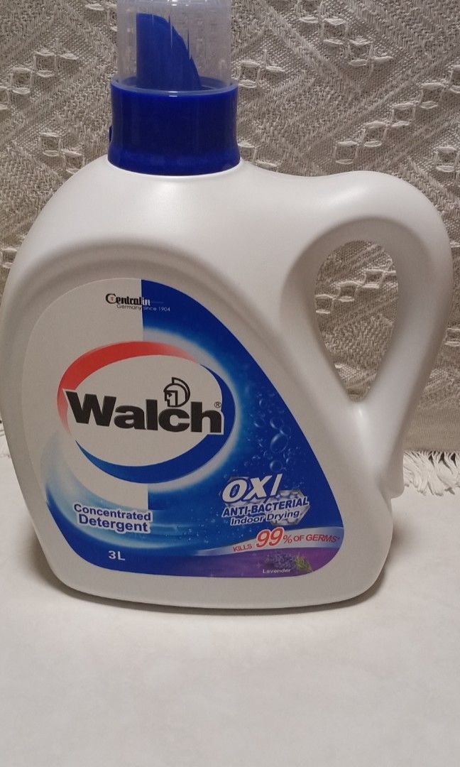 Walch Concentrated Laundry Detergent 3L, Furniture & Home Living